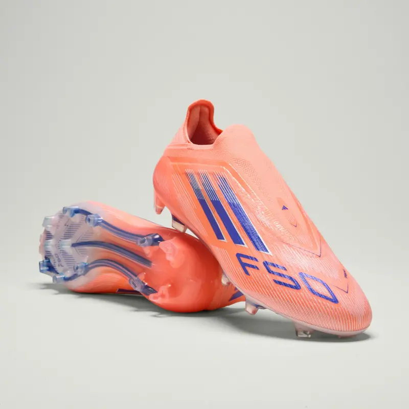 Product imagery for Adidas F50 Elite Laceless FG Coral Blaze Pack, main view