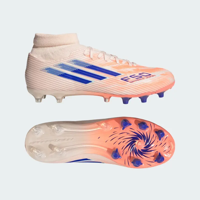 Adidas F50 Sparkfusion League Mid Cut FG/AG Coral Blaze Pack (Women's) merchandise view JI0011 4568