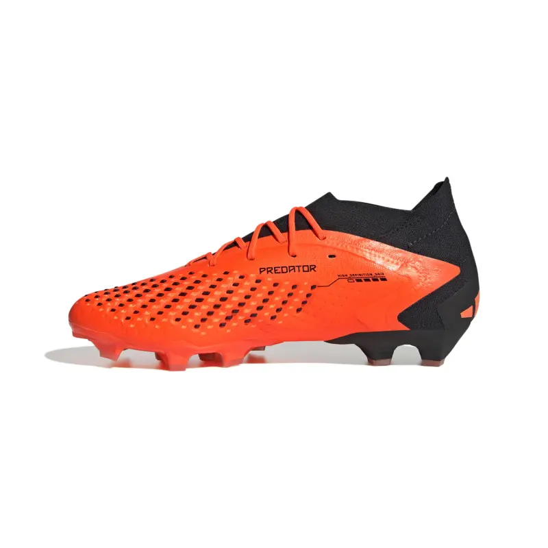 Adidas Predator Accuracy.1 Artificial Grass (Orange/Black) shown in a clear gallery product view