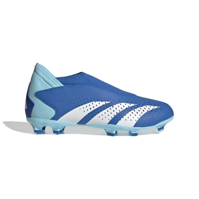 Adidas Predator Accuracy.3 Laceless FG Jr (Blue/White) style image IF2266 5034