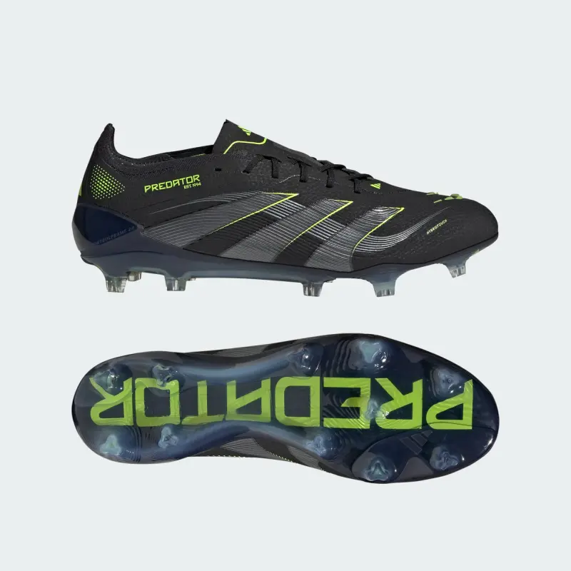 Adidas Predator Elite FG Electric Stealth Pack visual reference JI1085 5327