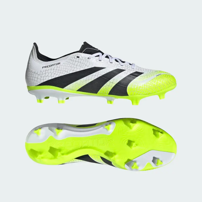 Adidas Predator League FG/MG Cloud White Core Black Lucid Lemon item presentation JI1117 5560
