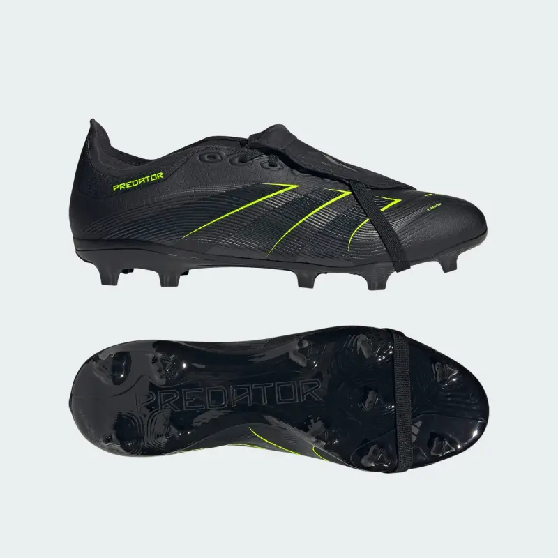 Adidas Predator League Fold Over Tongue FG/MG Electric Stealth Pack product display JI1110 5712