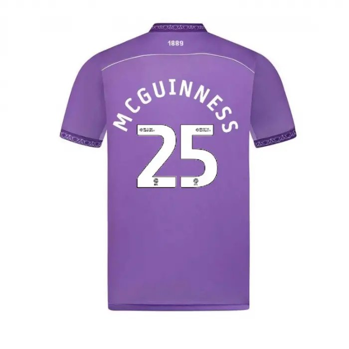 Adult 3rd Shirt S/S 25/26 25 McGUINNESS shown in a clear main product view