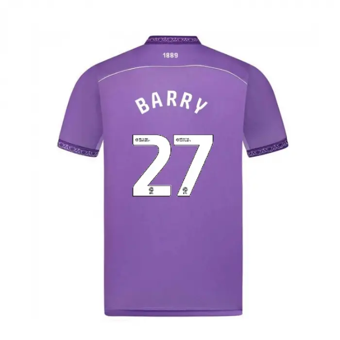 Adult 3rd Shirt S/S 25/26 27 BARRY product photo with a main presentation