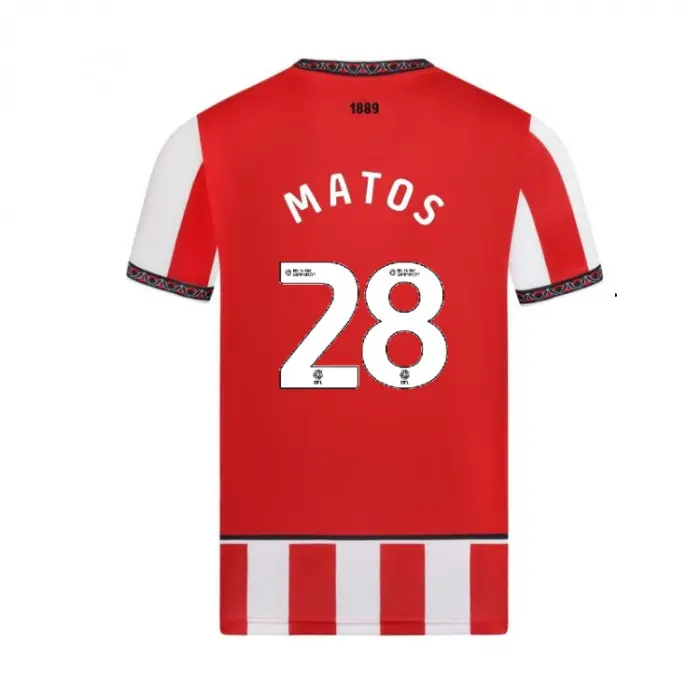 Adult Home Shirt S/S 25/26 28 MATOS visual detail ERR00539 28 10526