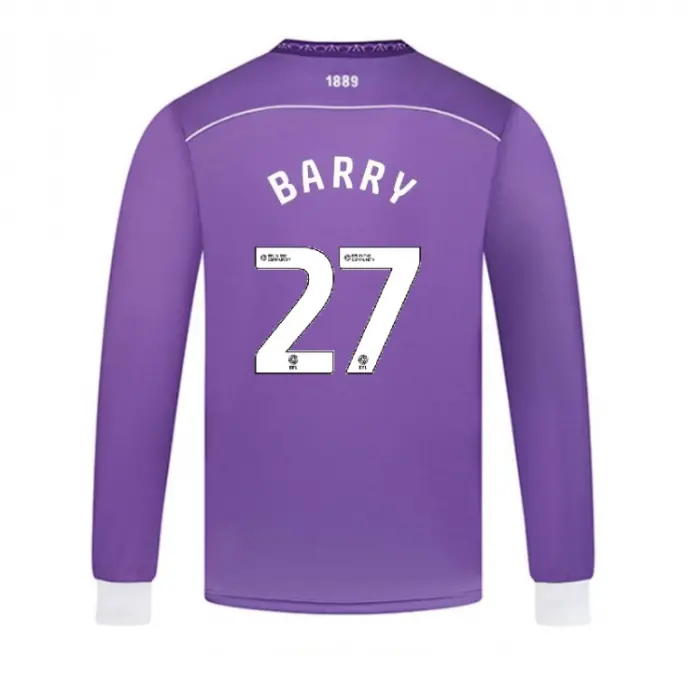 Junior 3rd Shirt L/S 25/26 27 BARRY visual reference ERR00574 27 12366