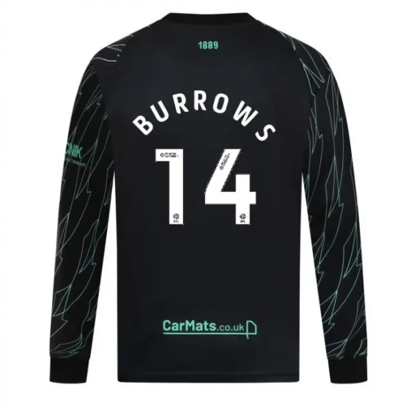 Junior Away Shirt L/S 24/25 14 BURROWS product photo with a main presentation