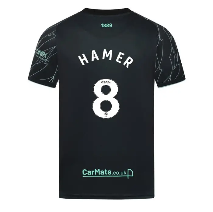 Junior Away Shirt S/S 24/25 8 HAMER product display ERR00378 08 14184