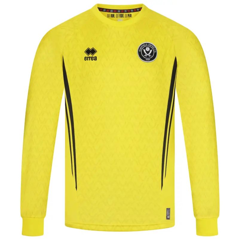 Junior GK Yellow L/S Shirt 25/26 With Custom Printing visual preview ERR00586 Customise 15256