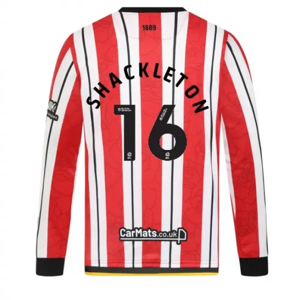 Detailed main view of Junior Home Shirt L/S 24/25 16 SHACKLETON