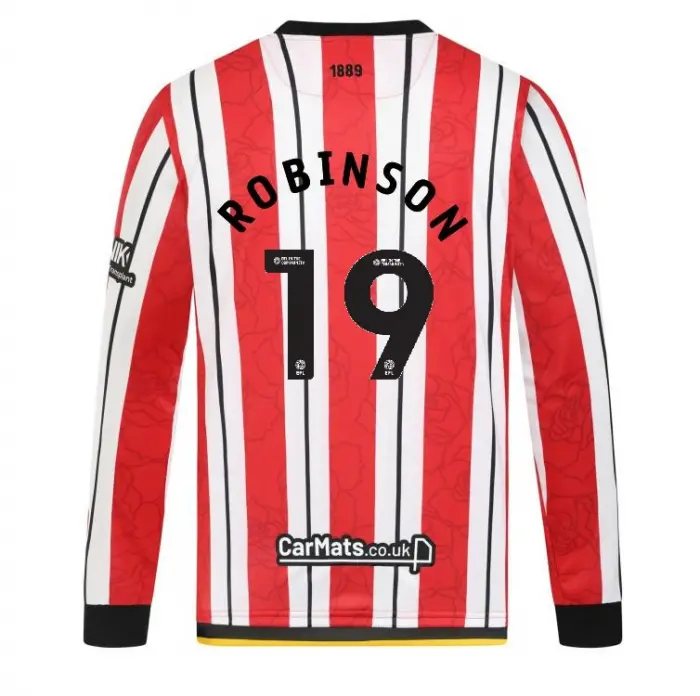 Junior Home Shirt L/S 24/25 19 ROBINSON product showcase ERR00369 19 15431