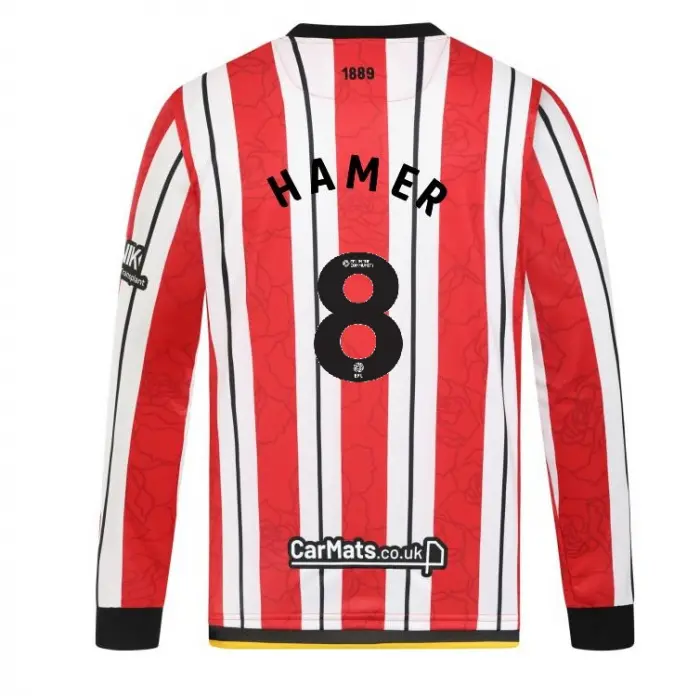 Junior Home Shirt L/S 24/25 8 HAMER detailed product view ERR00369 08 15599