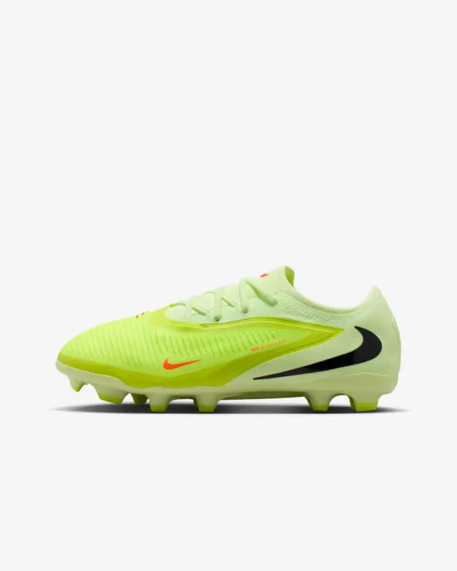 Nike Phantom 6 Low Pro MG Limelight Hyper Crimson (GS) detailed product view HM9204 800 20530