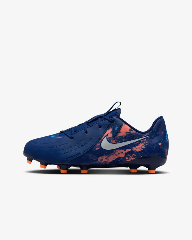 Nike Phantom GX 2 Academy FG/MG Erling Haaland Force9 Blue Void (GS) detailed product view HF1607 400 20695