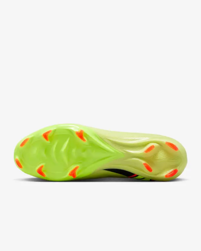 Visual look at Nike Zoom Mercurial Superfly 10 Pro FG Limelight Hyper Crimson Volt in the gallery image