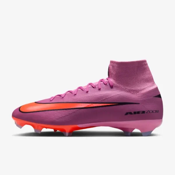 Product imagery for Nike Zoom Mercurial Superfly 10 Pro FG Magic Flamingo Total Crimson, main view