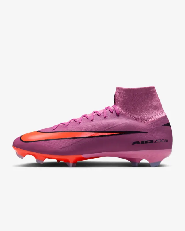 Nike Zoom Mercurial Superfly 10 Pro FG Magic Flamingo Total Crimson visual reference HF9433 600 22728 Product imagery for Nike Zoom Mercurial Superfly 10 Pro FG Magic Flamingo Total Crimson, main view
