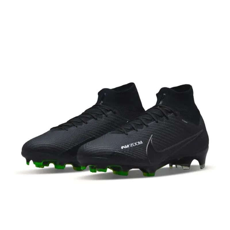 Nike Zoom Mercurial Superfly 9 Elite FG (Black) featured item view DJ4977 001 22739 main product photograph of Nike Zoom Mercurial Superfly 9 Elite FG (Black)