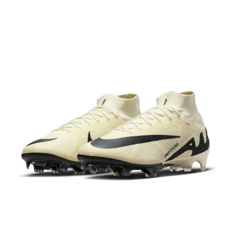 Nike Zoom Mercurial Superfly 9 Elite FG (Lemonade/Black) product image DJ4977 700 22764 Nike Zoom Mercurial Superfly 9 Elite FG (Lemonade/Black) pictured from the main product perspective