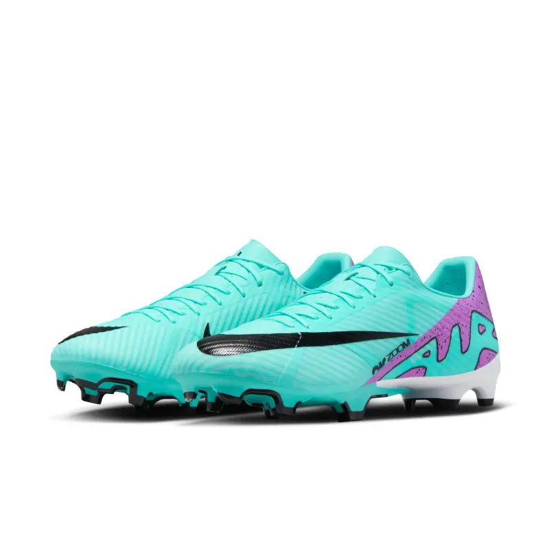 Nike Zoom Mercurial Vapor 15 Academy FG/MG (Teal/Purple) product showcase DJ5631 300 22820 Product imagery for Nike Zoom Mercurial Vapor 15 Academy FG/MG (Teal/Purple), main view