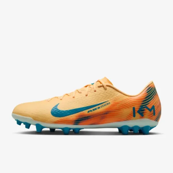 main product photograph of Nike Zoom Mercurial Vapor 16 Academy AG Kylian Mbappé Melon Tint