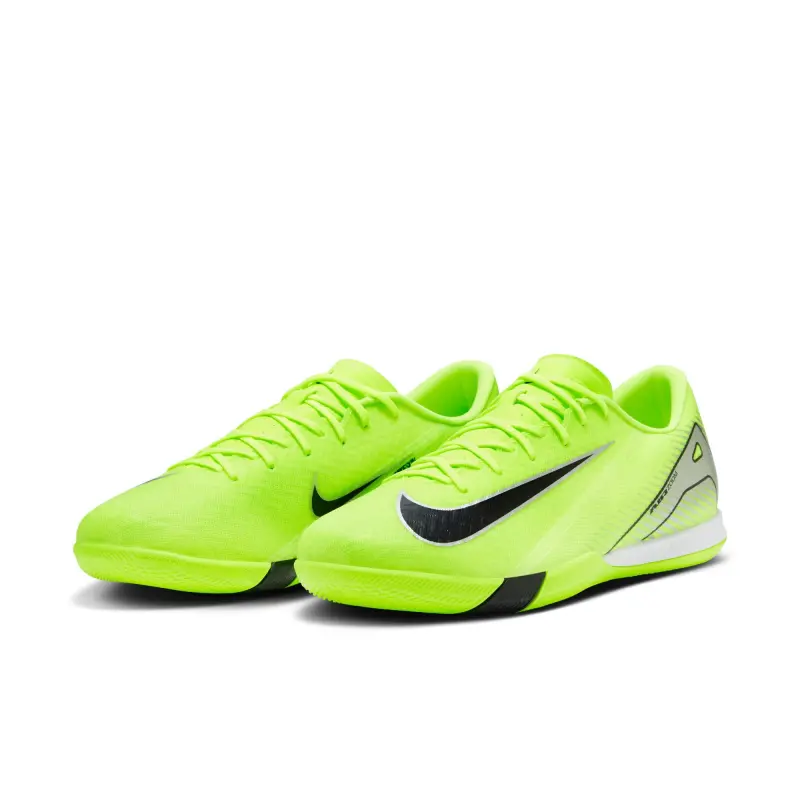 Nike Zoom Mercurial Vapor 16 Academy Indoor (VOLT) featured item view FQ8434 700 23156 main product photograph of Nike Zoom Mercurial Vapor 16 Academy Indoor (VOLT)