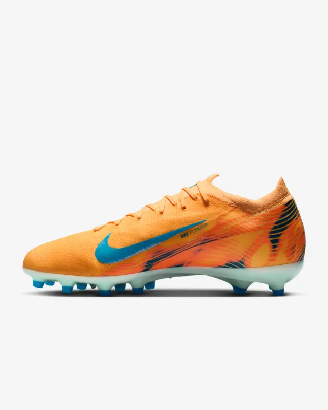 Nike Zoom Mercurial Vapor 16 Pro AG Pro Kylian Mbappé Melon Tint product presentation FQ8690 801 23422 Product imagery for Nike Zoom Mercurial Vapor 16 Pro AG Pro Kylian Mbappé Melon Tint, main view