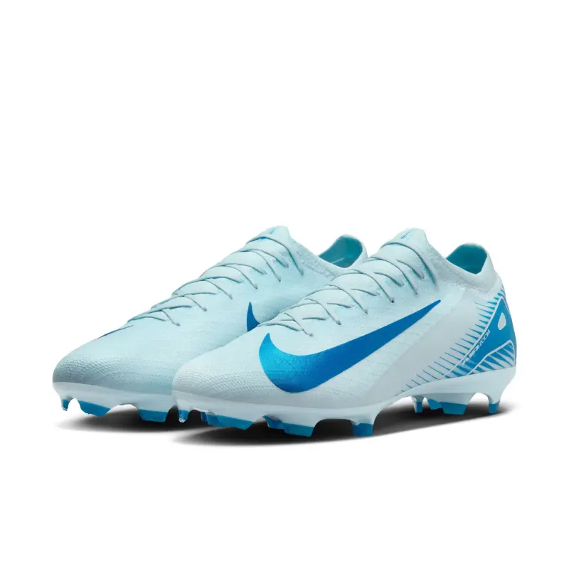 Nike Zoom Mercurial Vapor 16 Pro FG (Light Blue) product display FQ8685 400 23455 Nike Zoom Mercurial Vapor 16 Pro FG (Light Blue) displayed in a clean main view