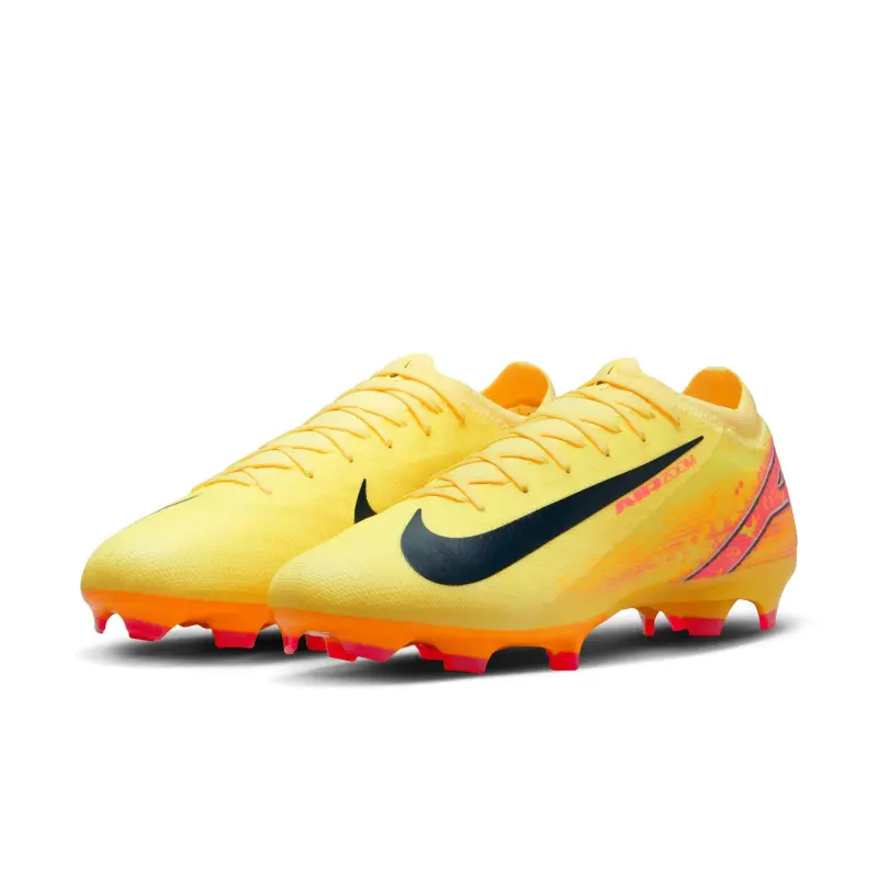 Nike Zoom Mercurial Vapor 16 Pro KM FG (Yellow/Pink) visual detail FQ8689 800 23521 main image highlighting Nike Zoom Mercurial Vapor 16 Pro KM FG (Yellow/Pink)