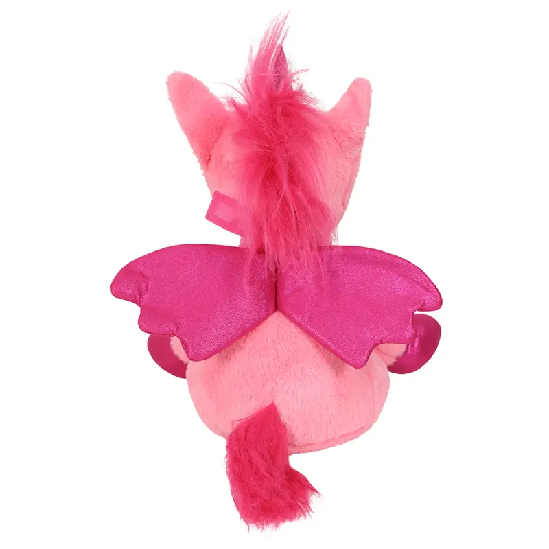 Pink Unicorn Toy shown in a clear gallery product view