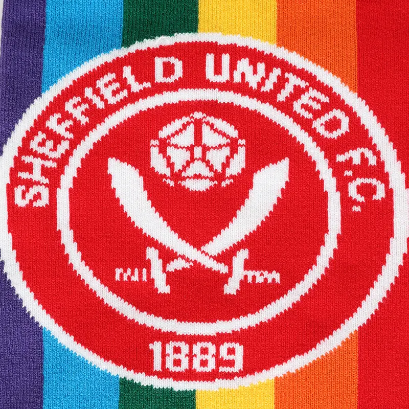 Pride Rainbow Scarf displayed in a clean gallery view