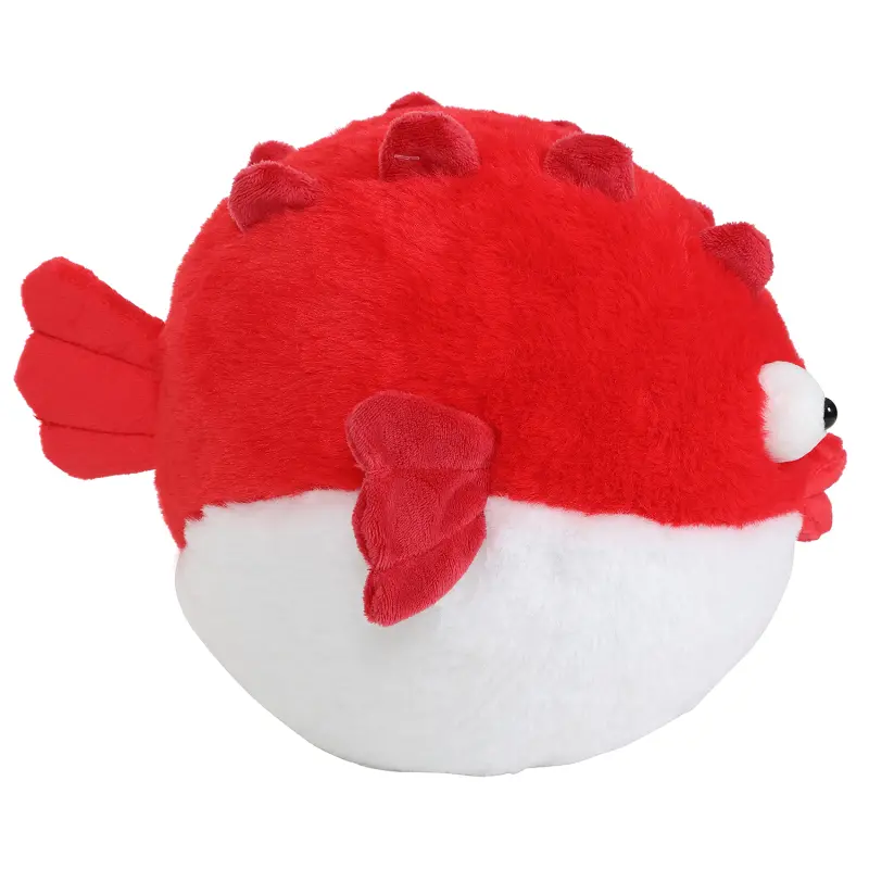 Visual look at Puffafish Plush Toy in the gallery image