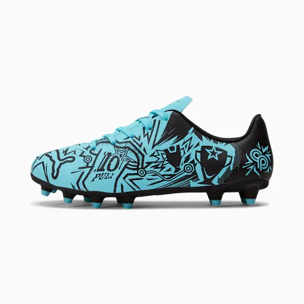 Puma Christian Pulisic x Tacto 2 FG AG Big Kid 'CP10 Pack Hero Blue' product photo with a main presentation