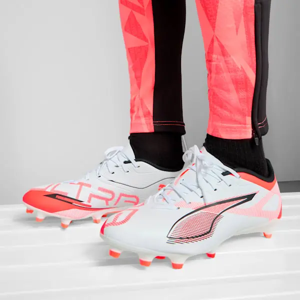 Puma Football Boots Ultra 5 Play shown in a clear gallery product view