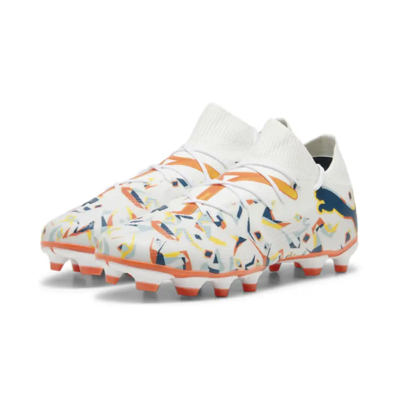 Detailed main view of PUMA Future 7 Match Creativity FG/AG (White/Multi)