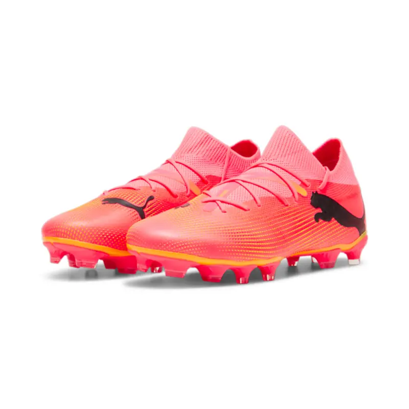 Product imagery for PUMA Future 7 Match FG/AG (Pink/Orange), gallery view