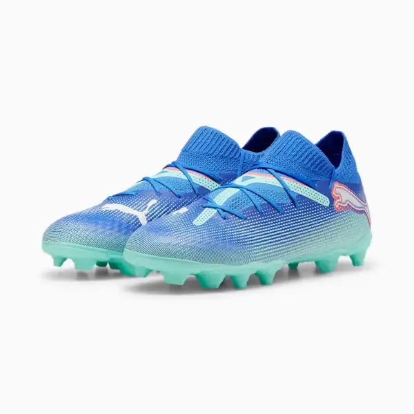 Visual look at PUMA Future 7 Pro FG/AG Jr (Blue/Mint) in the main image