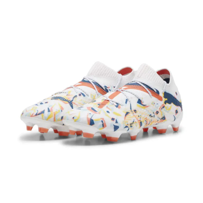 PUMA Future 7 Ultimate Creativity FG/AG (White/Multi) shown in a clear main product view