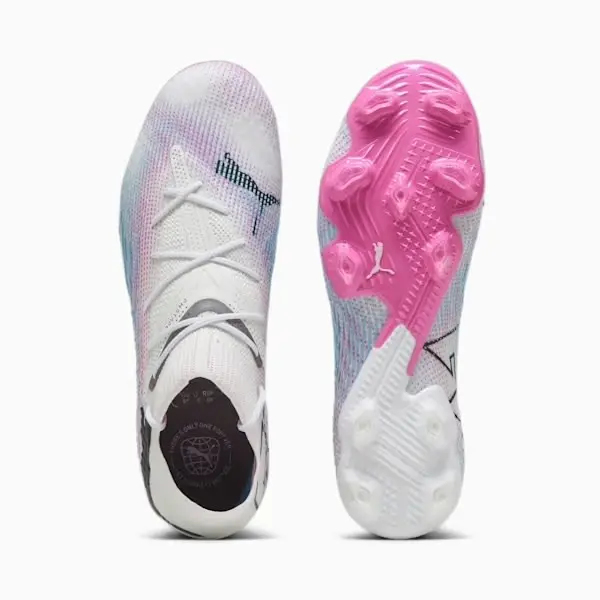 gallery product photograph of PUMA Future 7 Ultimate FG/AG (White/Pink/Blue)