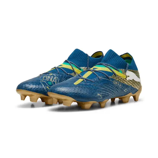 Visual look at PUMA Future 7 Ultimate Neymar Jr. "BNA" FG/AG (Navy/Yellow) in the main image