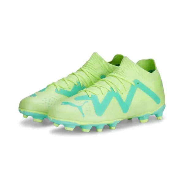 Detailed main view of PUMA Future Match FG/AG Jr (Yellow/Teal)