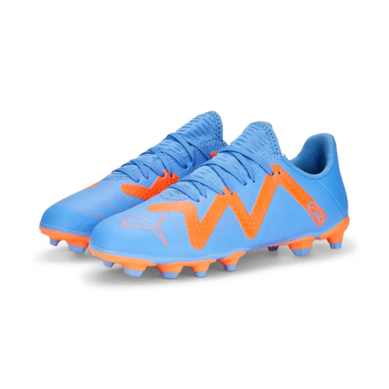 PUMA Future Play FG/AG Jr (Blue/Orange) visual detail 107199 01 24121 Visual look at PUMA Future Play FG/AG Jr (Blue/Orange) in the main image