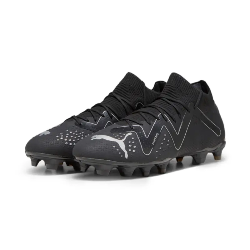 PUMA Future Pro FG/AG (Black/Silver) visual reference 107361 02 24190 PUMA Future Pro FG/AG (Black/Silver) product photo with a main presentation