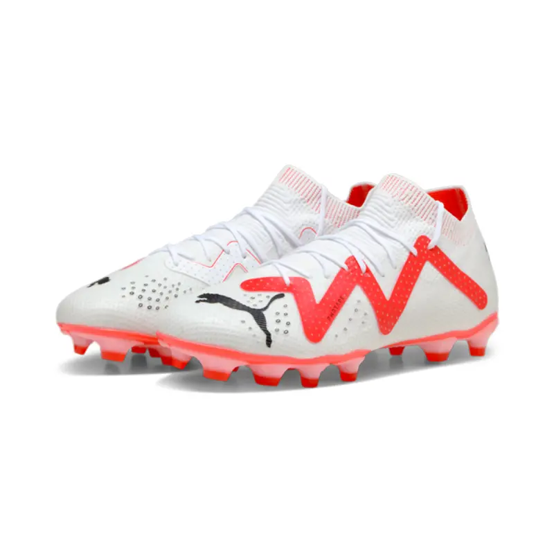 PUMA Future Pro FG/AG (White/Pink) merchandise view 107361 01 24196 Product imagery for PUMA Future Pro FG/AG (White/Pink), main view