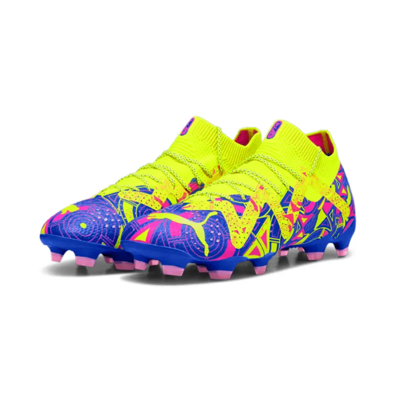 PUMA Future Ultimate FG/AG (Yellow/Pink) catalogue image 107546 01 24369 Detailed main view of PUMA Future Ultimate FG/AG (Yellow/Pink)