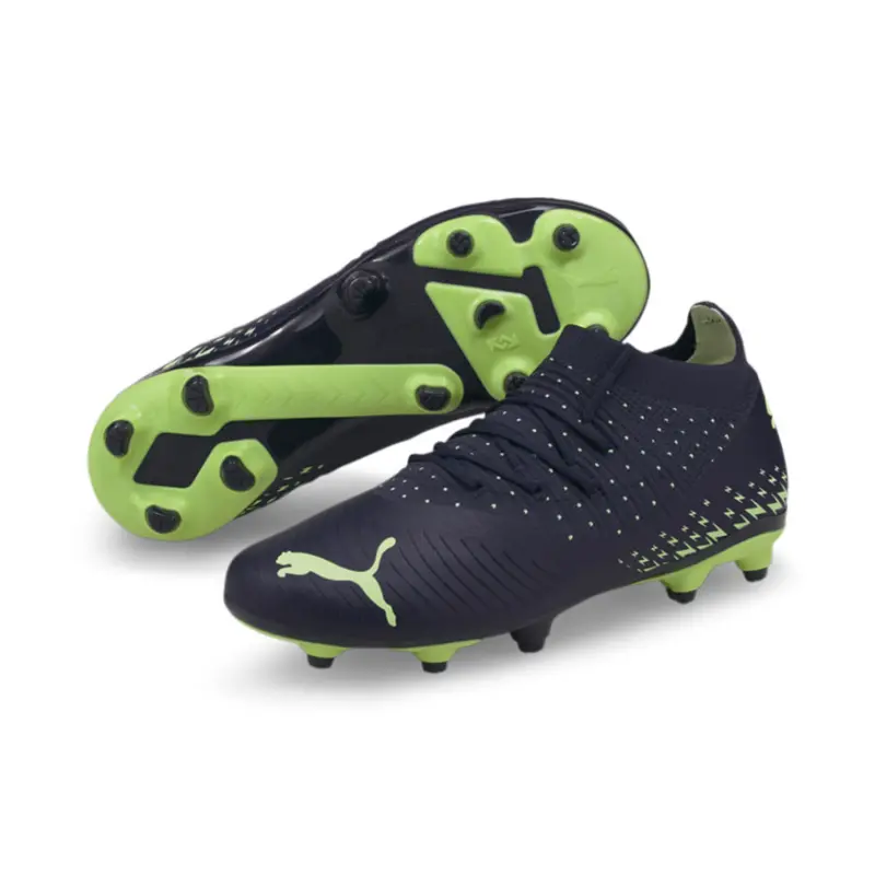 PUMA Future Z 3.4 FG/AG Jr (Navy/Yellow) featured item view 107010 01 24384 main image highlighting PUMA Future Z 3.4 FG/AG Jr (Navy/Yellow)