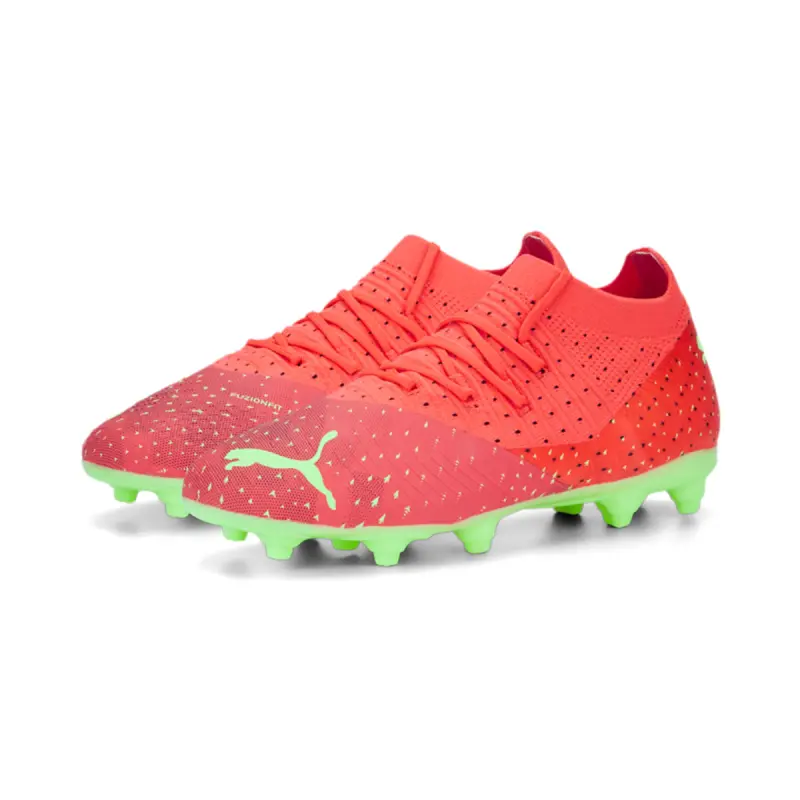 PUMA Future Z 3.4 FG/AG Jr (Orange/Yellow) featured item view 107010 03 24387 PUMA Future Z 3.4 FG/AG Jr (Orange/Yellow) shown in a clear main product view
