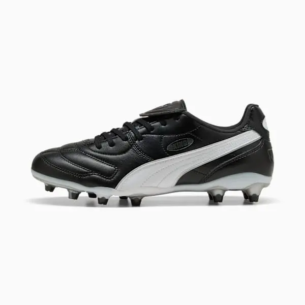 Visual look at Puma King Liga FG AG 'Black White' in the main image