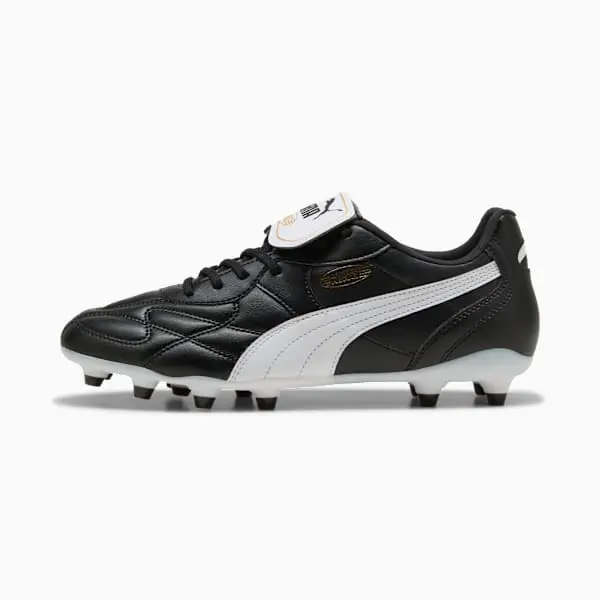 main image highlighting Puma King Top FG AG 'Black White'
